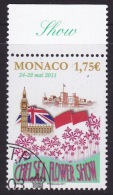 Monaco Mi 3031 Chelsea Flower Show - Big Ben - Grimaldi Palace - 2011 - Unused Stamps
