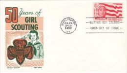 USA 1962  50TH ANNIVERSARY GIRL SCOUT OF AMERICA  FDC - Lettres & Documents