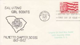 USA 1962  50TH ANNIVERSARY GIRL SCOUT OF AMERICA  FDC - Lettres & Documents