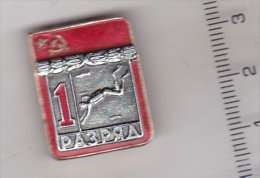 USSR Russia Old Sport Pin Badges - Sign Of The Sport - Diving - 1st Class - Duiken