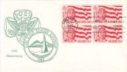 USA 1962  50TH ANNIVERSARY GIRL SCOUT OF AMERICA  FDC - Lettres & Documents