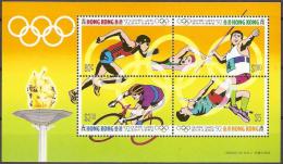HONG KONG - 1992 BARCELONA OLYMPICS  S/S MNH **  SG MS700  Sc 628 - Hojas Bloque