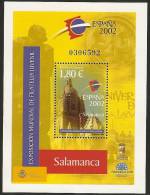 2002-ED. 3878 H.B.-EXPO.MUNDIAL FILA.JUVENIL ESPAÑA'02.CARTEL-NUEVO - Blocks & Sheetlets & Panes