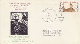 USA 1960  50TH ANNIVERSARY BOY SCOUT OF AMERICA  COVER - Lettres & Documents