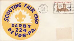 USA 1960   SCOUTING FAIR  COVER - Lettres & Documents