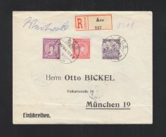 Hungary Registered Cover Acs To Germany - Lettres & Documents