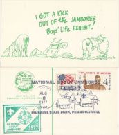 USA 1977 NATIONAL JAMBOREE  POSTCARD - Lettres & Documents
