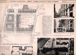 Vieux Papiers - Documents D'urbanisme - Neuilly Immeubles En Bordure De La Pelouse De Bagatelle - Architectuur