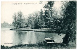 CP, 61, LONGNY, Le Château, Le Lac, Vierge - Longny Au Perche