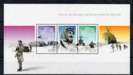 Antarctique Australien. Bloc Feuillet. Centenaire De La Naissance De Philippe Law - Unused Stamps