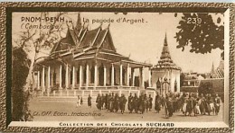 CHOCOLAT SUCHARD : IMAGE N° 239 . PNOM-PENH . LA PAGODE D'ARGENT . CAMBODGE . - Suchard