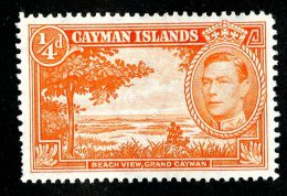 60 X)  Cayman Is 1943  SG.115a ~ Sc 100a   M* - Kaaiman Eilanden