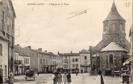 BOURG-LASTIC L EGLISE ET LA PLACE - Lezoux