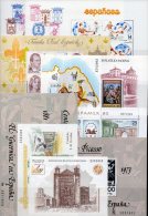 Spain Hb Spanien 10 Blocks **/o 24€ EXPO Sport Fußball Kunst Gemälde Topic Art Soccer Blocs Philatelics Sheets Bf ESPANA - Feuilles Complètes