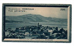 Chromo - Chocolat Suchard - Yougoslavie - Korcula - Vue Générale - N°296 - Suchard
