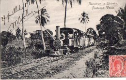 Afrique Noire    Zanzibar To Bububu  Railroad Train ( Voir Scan ) - Unclassified