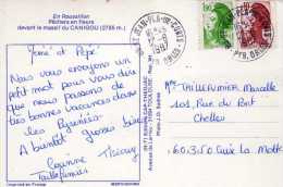 739  Postal St Jean Pla De Corts 1987  Francia - Lettres & Documents