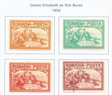 ROMANIA - 1906 Queen As War Nurse Used And Mounted Mint As Scan - Ungebraucht