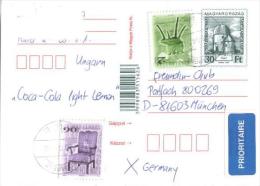 Ungarn / Hungary - Postkarte Echt Gelaufen / Postcard Used (X611) - Ganzsachen