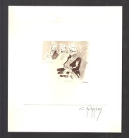 Epreuves D´Artistes Années 1995 Signée De L´artiste Et Cachet Relief De L´atelier De Gravure - Artist Proofs