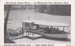 Kentucky Mammoth Cave See Scenic Green River In Mammoth Cave National PArk Aboard Sight Seeing Boat Miss Green River - Mammoth Cave