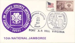 USA 1981 NATIONAL JAMBOREE  COMMEMORATIVE COVER - Lettres & Documents