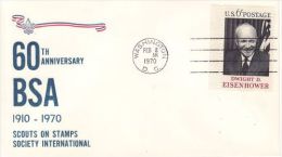 USA 1970 SCOUTING  COMMEMORATIVE COVER - Lettres & Documents