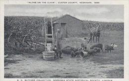 Nebraska Lincoln Alone On The Claim Custer County S D Butcher Collection Nebraska State Historical Society Artvue - Lincoln
