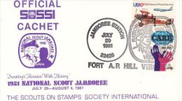 USA 1981 NATIONAL JAMBOREE  COMMEMORATIVE COVER - Lettres & Documents