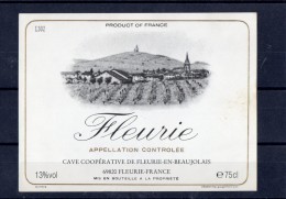 FLEURIE - Cave Coopérativs De Fleurie - Beaujolais