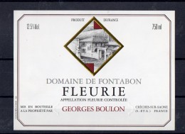 FLEURIE - Domaine De Fontabon - Beaujolais