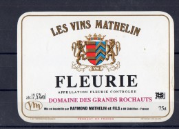 FLEURIE - Domaine Des Grands Rochauts - Beaujolais