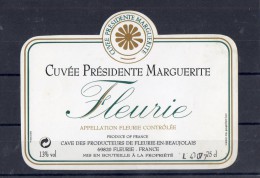 FLEURIE - Cuvée Présidente Marguerite - Beaujolais