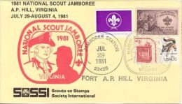 USA 1981 NATIONAL JAMBOREE  COMMEMORATIVE COVER - Lettres & Documents