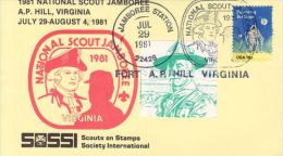 USA 1981 NATIONAL JAMBOREE  COMMEMORATIVE COVER - Lettres & Documents