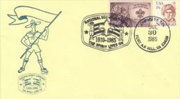 USA 1985 NATIONAL JAMBOREE  COMMEMORATIVE COVER - Lettres & Documents