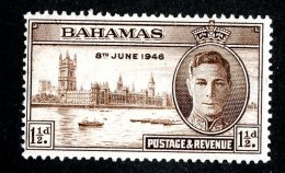 164 X)  Bahamas 1946  SG.176  Mnh** - Sonstige & Ohne Zuordnung