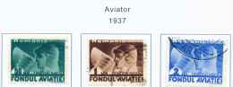 ROMANIA - 1937 Aviation Fund Used As Scan - Usado