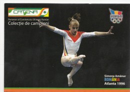 ZS48498 Simona Amanar Atlanta 1996 Olympics  Athletics Romania Catena  Sport   2 Scans - Leichtathletik