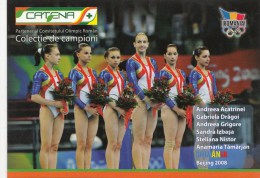 ZS48502 Beijing 2008 Roumaian Team  Olympics  Athletics Romania Catena  Sport   2 Scans - Leichtathletik