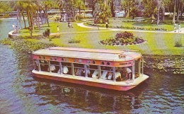 Florida Silver Springs A New Glass Bottom Boat Havers Over One Of The Fourteen Beautiful Spring - Silver Springs