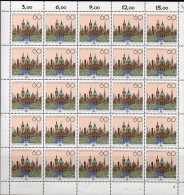 Architektur Hannover 1991 BRD 1491 25-KB Mit 1491 I ** 80€ Abart Busch Defekt Error On Stamp Art Church Sheet Bf Germany - Errors & Oddities