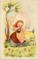 Bambina - Con Cane - 540 - Formato  Piccolo Viaggiata - Collections, Lots & Séries