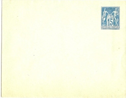 LSAU3 - EP ENVELOPPE SAGE 15c PAPIER VERT BLEU DATE  809 NEUVE PATTE PARTIELLEMENT COLLEE - Standard- Und TSC-Briefe (vor 1995)