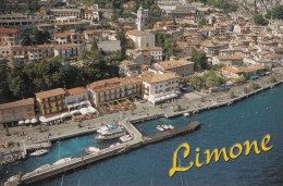 Delcampe - ZS49091 Lago Di Garda Limone    Ship Bateaux   2 Scans - Hausboote