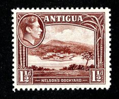 181 X)  Antigua 1938  SG.100 - Sc86a -   M* - 1858-1960 Kolonie Van De Kroon