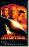 VHS Video , Armageddon  -  Mit :  Bruce Willis, Billy Bob Thornton, Ben Affleck, Steve Buscemi , Liv Tyle  -  Von 1998 - Acción, Aventura