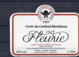 FLEURIE - Cuvée Du Cardinal Bienfaiteur (1989) - Beaujolais