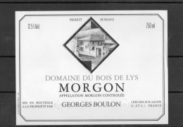 MORGON - Domaine Du Bois De Lys - Beaujolais