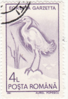 1991 Romania - Egretta Garzetta - Picotenazas & Aves Zancudas